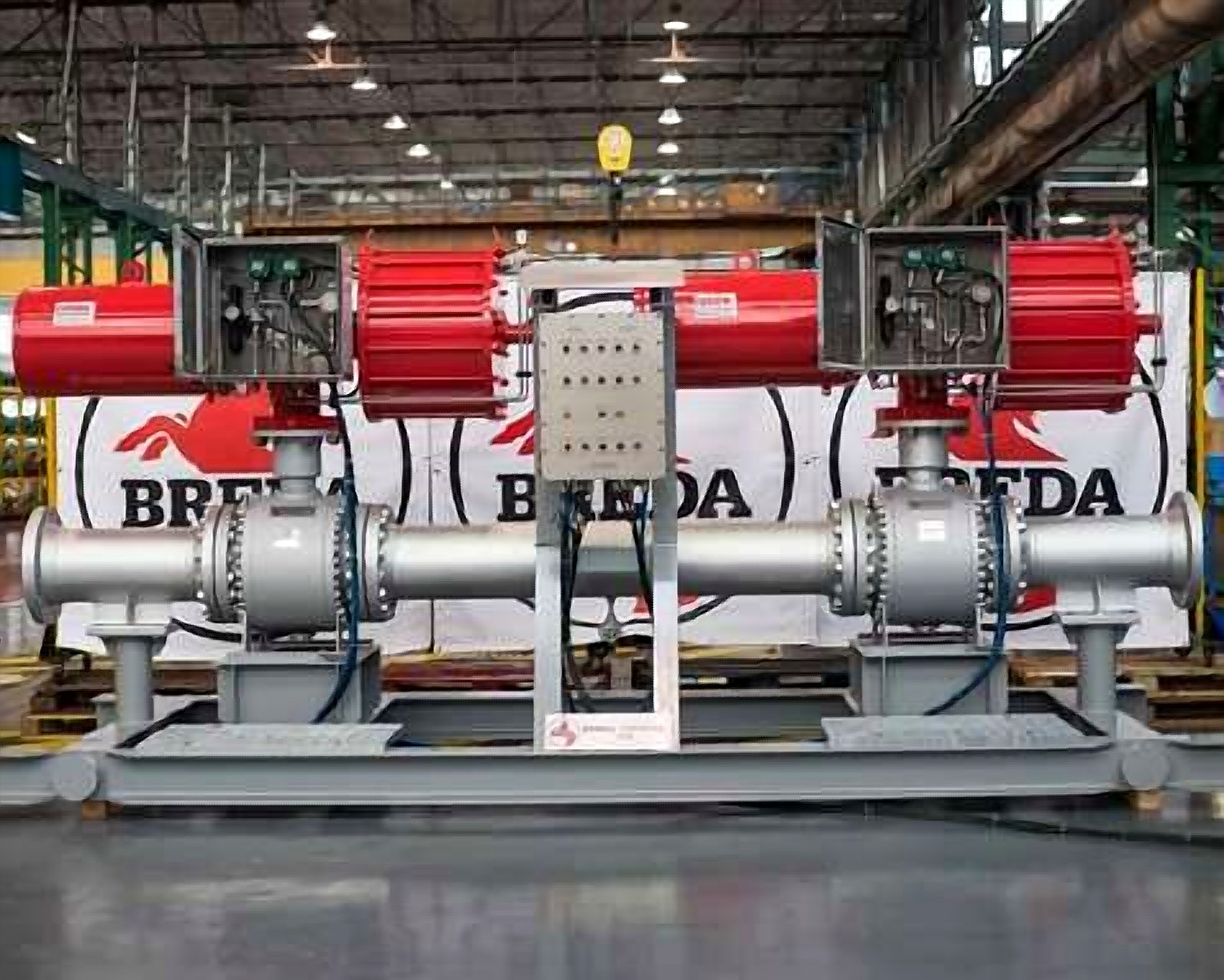 HIPPS skid with actuated valves